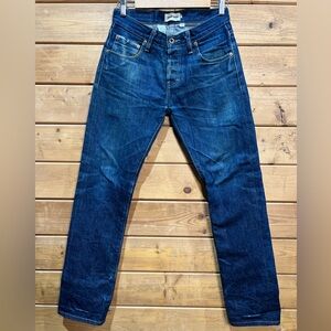 Taylor Stitch Slim Jean White Oak Cone Selvedge Denim Size 28 x 30